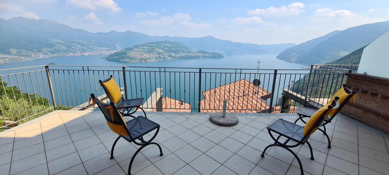 La Villetta In Residence Con Piscina E Vista Lago Parzanica エクステリア 写真